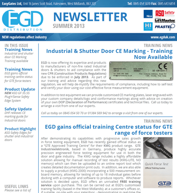 EasyGates Direct Newsletter